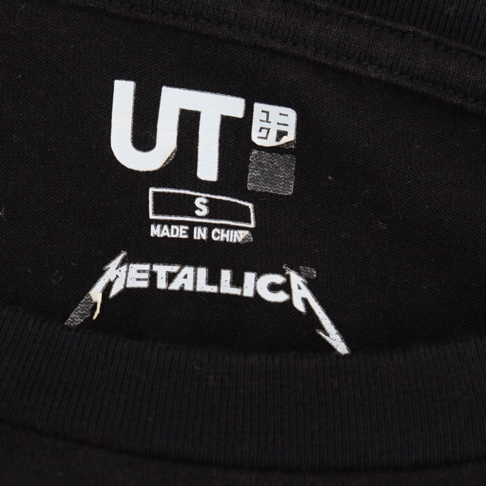 Uniqlo x Metallica And Justice For All T Shirt Mens Size S Black Graphic Tee - Picture 3 of 5